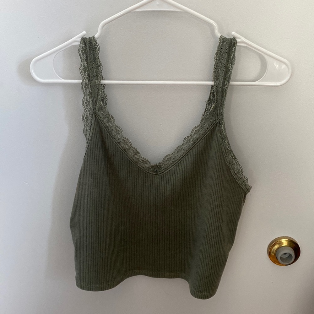 Size Medium American Eagle Sage Green Tank Top